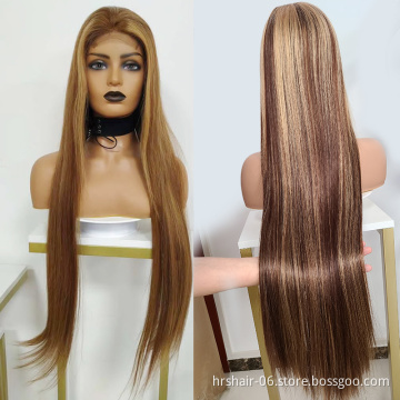 40 inch wig piano color 13*4 13*1 4*4swiss lace wig wholesale wigs 100% human hair Raw Virgin Cuticle Aligned Wholesale price